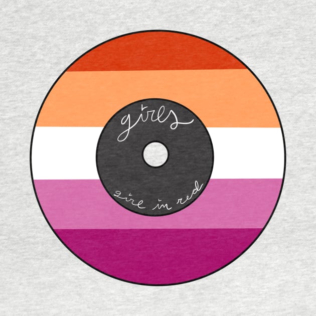 LGBT Lesbian vynil - VIOLET by raeroart